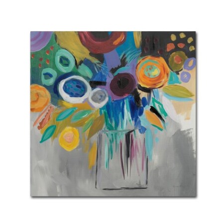 Trademark Fine Art Farida Zaman 'Burst of Magic' Canvas Art, 14x14 WAP01191-C1414GG